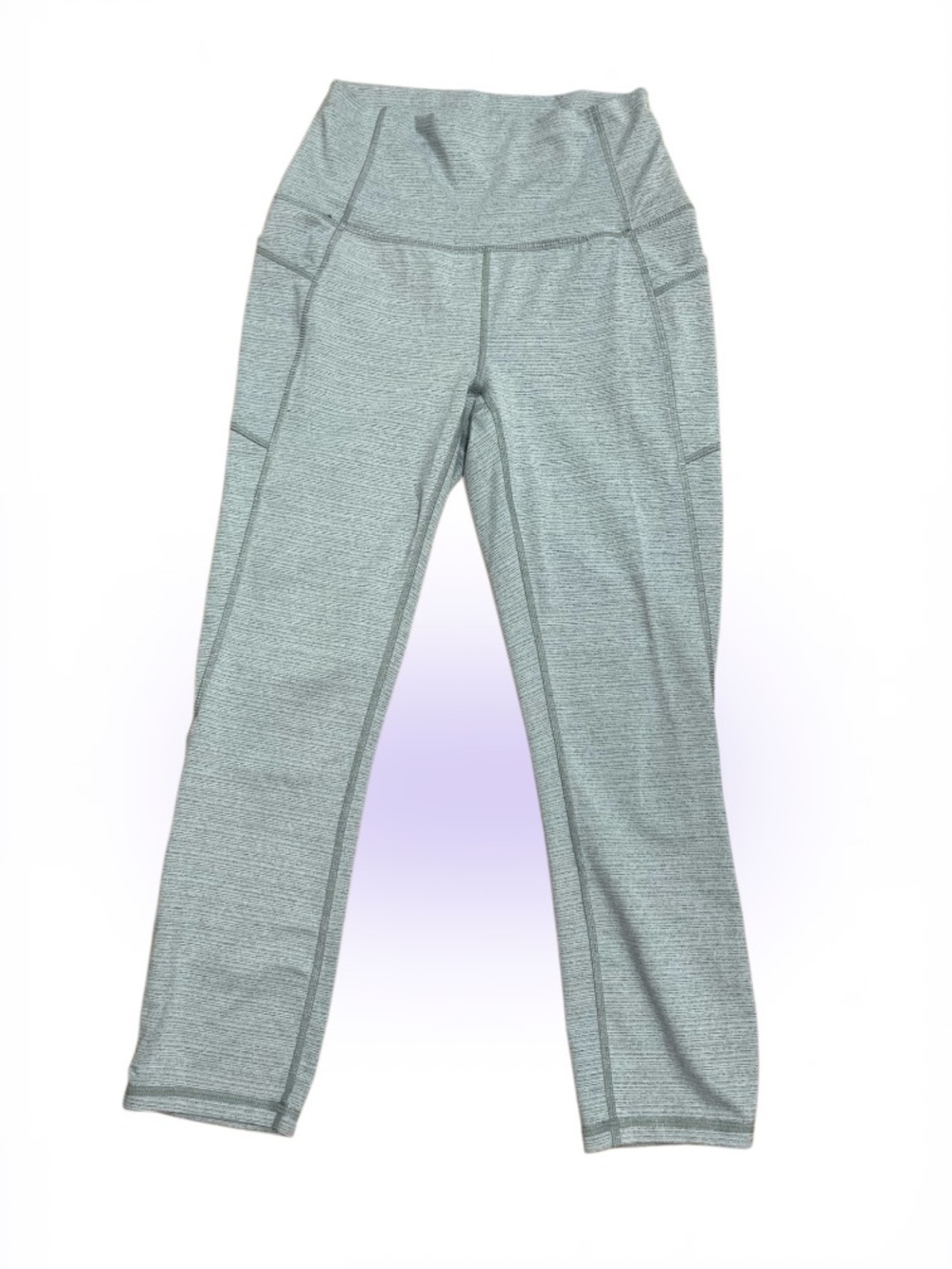 RBX Gray High-Waist Active Crop Leggings